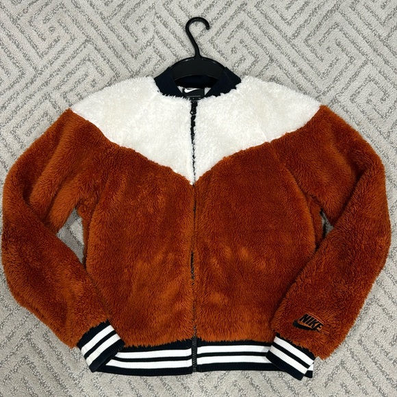 Nike Jackets & Blazers - Nike Sherpa Bomber Retro Jacket-size S